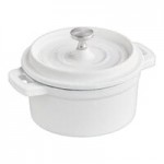 Valor 8 oz. Pre-Seasoned Mini Cast Iron Pot with 9 3/4 Valor 8 oz. Pre-Seasoned Mini Cast Iron Pot with 9 3/4