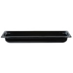 Vollrath 9052420 Super Pan® 1/2 Size Long Black High Heat Plastic Food Pan - 2 1/2 Vollrath 9052420 Super Pan® 1/2 Size Long Black High Heat Plastic Food Pan - 2 1/2