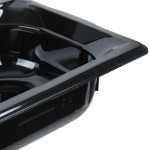 Vollrath 9052420 Super Pan® 1/2 Size Long Black High Heat Plastic Food Pan - 2 1/2 Vollrath 9052420 Super Pan® 1/2 Size Long Black High Heat Plastic Food Pan - 2 1/2