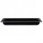 Vollrath 9052420 Super Pan® 1/2 Size Long Black High Heat Plastic Food Pan - 2 1/2 Vollrath 9052420 Super Pan® 1/2 Size Long Black High Heat Plastic Food Pan - 2 1/2
