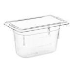 Vollrath 8094410 Super Pan® 1/9 Size Clear Polycarbonate Food Pan - 4
