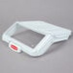 Rubbermaid® FG9G5800WHT ProSave 12.6 Gallon / 200 Cup White Shelf Ingredient Storage Bin with Sliding Lid & Scoop