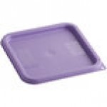 Vigor 6 and 8 Qt. Purple Allergen-Free Square Polypropylene Food Storage Container Lid Vigor 6 and 8 Qt. Purple Allergen-Free Square Polypropylene Food Storage Container Lid