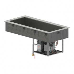 Vollrath FC-4CP-04120-R Four Pan Refrigerated Drop-In Cold Food Well - 120V