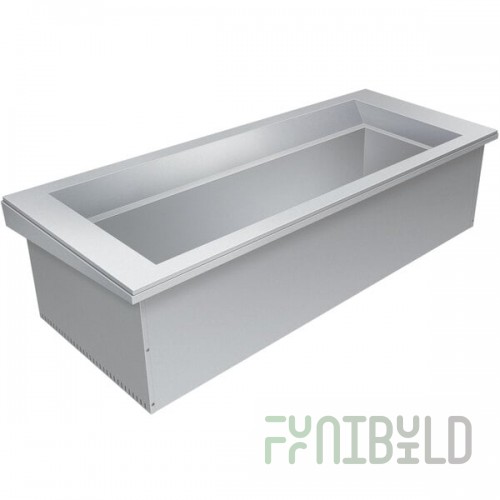 Hatco IWB-S2SLNT Two Pan Slanted Ice Cooled Slim Drop-In Cold Food Well