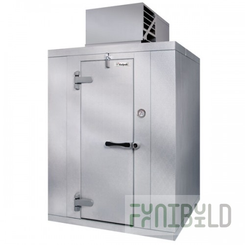 Kolpak P7-0608-FT Polar Pak 6' x 8' x 7' Indoor Walk-In Freezer with Top Mounted Refrigeration