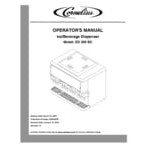 Cornelius 02810 Enduro 300 Countertop Ice / Beverage Dispenser with 12 UFB-1 Sanitary Lever Valves Cornelius 02810 Enduro 300 Countertop Ice / Beverage Dispenser with 12 UFB-1 Sanitary Lever Valves