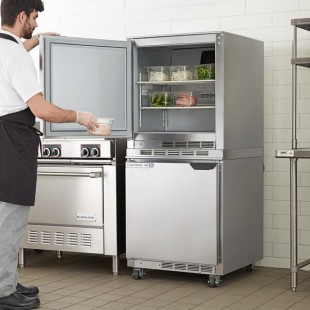 Beverage-Air UCF27AHC-24-23 and UCR27AHC-24-23 Double Stacked 27