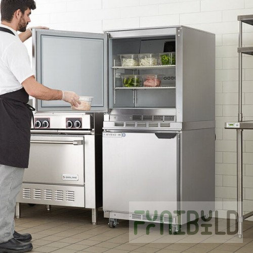 Beverage-Air UCF27AHC-24-23 and UCR27AHC-24-23 Double Stacked 27