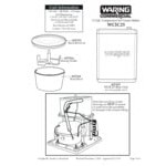 Waring WCIC25 2.5 Qt. Compressor Ice Cream Maker - 120V, 180W Waring WCIC25 2.5 Qt. Compressor Ice Cream Maker - 120V, 180W