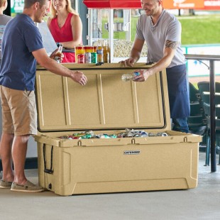 CaterGator CG200SPB Beige 210 Qt. Rotomolded Outdoor Cooler / Ice Chest CaterGator CG200SPB Beige 210 Qt. Rotomolded Outdoor Cooler / Ice Chest