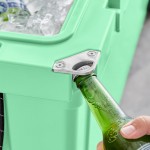 CaterGator CG200SF Seafoam 210 Qt. Rotomolded Outdoor Cooler / Ice Chest