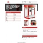 Carnival King PM30R Royalty Series 8 oz. Red Commercial Popcorn Machine / Popper - 120V, 1320W