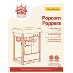 Carnival King PM30R Royalty Series 8 oz. Red Commercial Popcorn Machine / Popper - 120V, 1320W