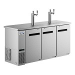 Avantco UDD-72-HC-S (2) Double Tap Kegerator Beer Dispenser - Stainless Steel, (3) 1/2 Keg Capacity Avantco UDD-72-HC-S (2) Double Tap Kegerator Beer Dispenser - Stainless Steel, (3) 1/2 Keg Capacity