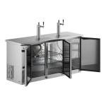 Avantco UDD-72-HC-S (2) Double Tap Kegerator Beer Dispenser - Stainless Steel, (3) 1/2 Keg Capacity Avantco UDD-72-HC-S (2) Double Tap Kegerator Beer Dispenser - Stainless Steel, (3) 1/2 Keg Capacity