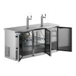 Avantco UDD-72-HC-S (2) Double Tap Kegerator Beer Dispenser - Stainless Steel, (3) 1/2 Keg Capacity Avantco UDD-72-HC-S (2) Double Tap Kegerator Beer Dispenser - Stainless Steel, (3) 1/2 Keg Capacity
