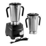 AvaMix BX1GRGV2J 3 3/4 hp 1 Gallon Stainless Steel Heavy Duty Commercial Food Blender with Variable Speed Controls and 2 Jars - 120V AvaMix BX1GRGV2J 3 3/4 hp 1 Gallon Stainless Steel Heavy Duty Commercial Food Blender with Variable Speed Controls and 2 Jars - 120V
