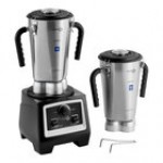 AvaMix BX1GRGV2J 3 3/4 hp 1 Gallon Stainless Steel Heavy Duty Commercial Food Blender with Variable Speed Controls and 2 Jars - 120V AvaMix BX1GRGV2J 3 3/4 hp 1 Gallon Stainless Steel Heavy Duty Commercial Food Blender with Variable Speed Controls and 2 Jars - 120V