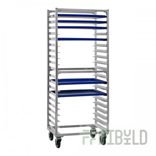 New Age 20 Pan Side Load Heavy-Duty Aluminum Bun / Sheet Pan Rack 1331S