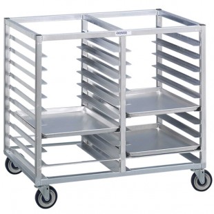 Channel 423A3 12 Pan Bottom Load Double Aluminum Bun / Sheet Pan Rack - Assembled Channel 423A3 12 Pan Bottom Load Double Aluminum Bun / Sheet Pan Rack - Assembled