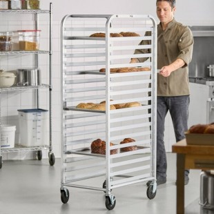 Metro RT183N 18 Pan End Load Bun / Sheet Pan Rack - Unassembled Metro RT183N 18 Pan End Load Bun / Sheet Pan Rack - Unassembled
