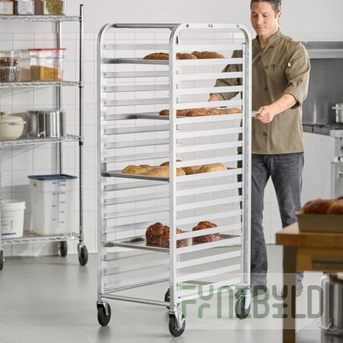 Metro RT183N 18 Pan End Load Bun / Sheet Pan Rack - Unassembled