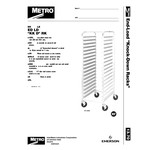 Metro RT183N 18 Pan End Load Bun / Sheet Pan Rack - Unassembled