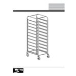 Metro RT183N 18 Pan End Load Bun / Sheet Pan Rack - Unassembled