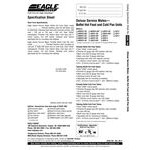 Eagle Group CDHT4 Deluxe Service Mates Four Pan Open Well Tabletop Hot Food Buffet Table with Enclosed Base - 240V, 3 Phase