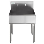 Regency 18-Gauge 304 Stainless Steel Standing Mop Sink - 21