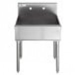 Regency 18-Gauge 304 Stainless Steel Standing Mop Sink - 21