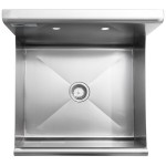 Regency 18-Gauge 304 Stainless Steel Standing Mop Sink - 21