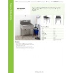 Regency 18-Gauge 304 Stainless Steel Standing Mop Sink - 21