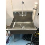 Regency 18-Gauge 304 Stainless Steel Standing Mop Sink - 21