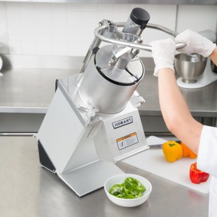 Hobart FP350-1 Full Moon Pusher Continuous Feed Food Processor - 1 hp