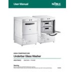 Noble Warewashing HTGW High-Temperature Underbar Glass Washer - 208V/240V, 1 Phase