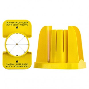 Prince Castle CW-6 Citrus Saber Plastic 8-Section Wedger Yellow Prince Castle CW-6 Citrus Saber Plastic 8-Section Wedger Yellow