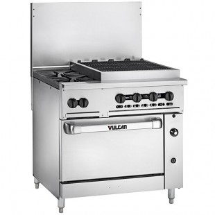 Vulcan 36C-2B24CBN Endurance Natural Gas 2 Burner 36