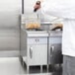 Cooking Performance Group FCPG15 Liquid Propane 15 lb. Countertop Fryer - 26,500 BTU