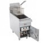 Cooking Performance Group FCPG15 Liquid Propane 15 lb. Countertop Fryer - 26,500 BTU