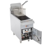 Cooking Performance Group FCPG15 Liquid Propane 15 lb. Countertop Fryer - 26,500 BTU