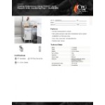 Cooking Performance Group FCPG15 Liquid Propane 15 lb. Countertop Fryer - 26,500 BTU