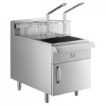 Cooking Performance Group FCPG15 Liquid Propane 15 lb. Countertop Fryer - 26,500 BTU