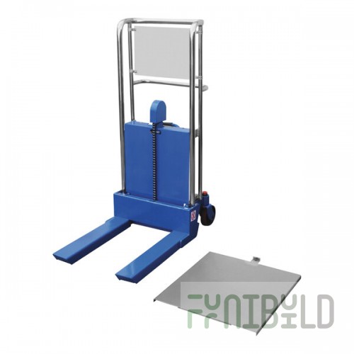 Vestil Hefti-Lift 880 lb. Steel Portable Hydraulic Lift with 23