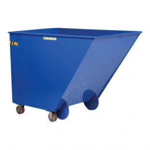 Vestil SPTT-15 1.5 Cu. Yd. Blue Steel Tilt Dump Truck with 5 Vestil SPTT-15 1.5 Cu. Yd. Blue Steel Tilt Dump Truck with 5