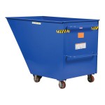 Vestil SPTT-15 1.5 Cu. Yd. Blue Steel Tilt Dump Truck with 5
