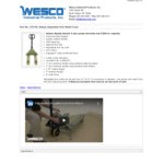 Wesco Industrial Products 272744 Deluxe Adjustable Pallet Truck with 21