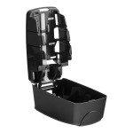 Novo 33.8 fl. oz. (1,000 mL) Black Manual Foam Hand Soap / Sanitizer Dispenser with Clean Scent Foaming Hand Soap