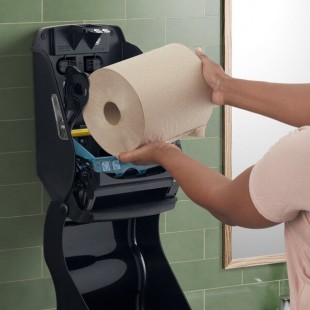 San Jamar Tear-N-Dry EcoLogic T1300REBK Black Towel Dispenser San Jamar Tear-N-Dry EcoLogic T1300REBK Black Towel Dispenser